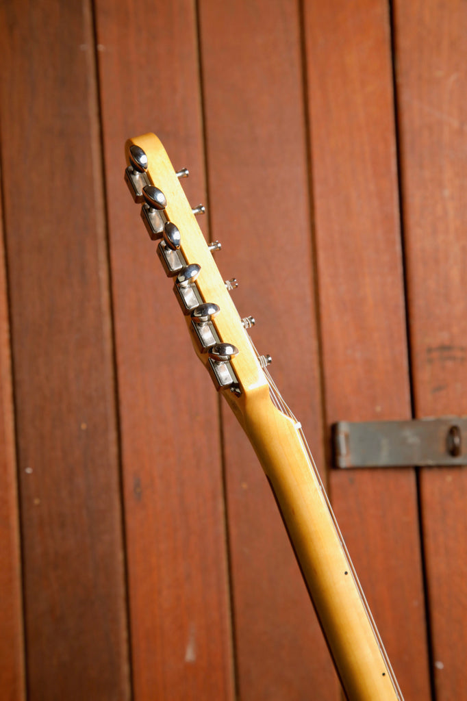 SX Vintage Style Electric Guitar Maple Black with Bag