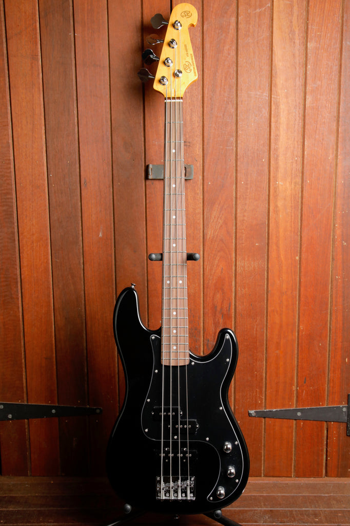 SX Vintage Style PB Bass Solidbody Electric Bass Guitar Black