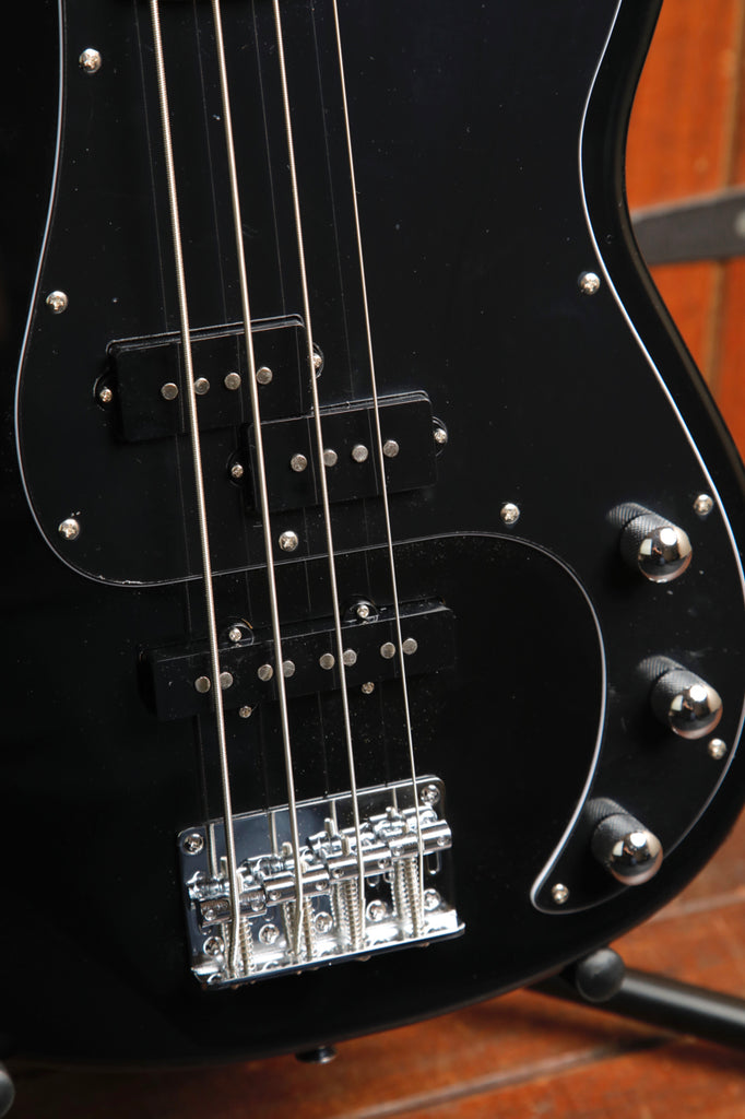 SX Vintage Style PB Bass Solidbody Electric Bass Guitar Black