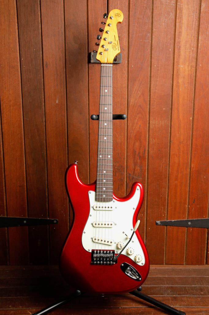 SX Mini 3/4 Vintage Style Electric Guitar Candy Apple Red