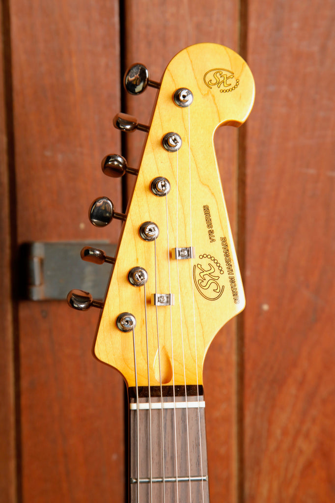 SX Mini 3/4 Vintage Style Electric Guitar Candy Apple Red