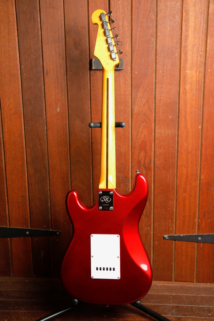 SX Mini 3/4 Vintage Style Electric Guitar Candy Apple Red
