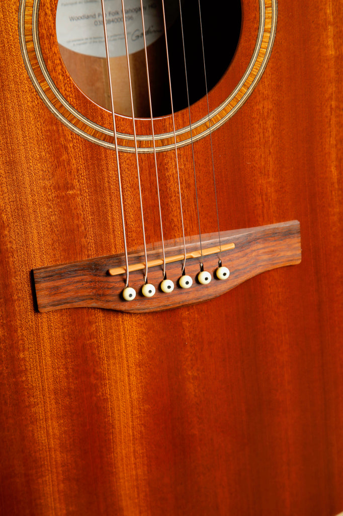Simon & Patrick Woodland Pro Folk Mahogany Parlour Acoustic Guitar Pre-Owned