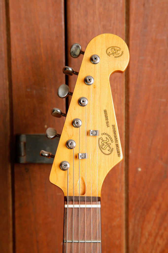 SX Mini 3/4 Vintage Style Electric Guitar Green