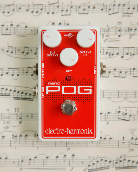 Electro-Harmonix Nano POG Octave Pedal Pre-Owned