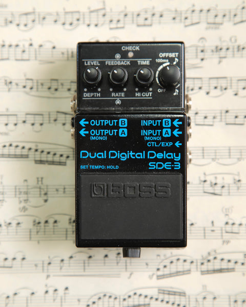 Boss SDE-3 Dual Digital Delay Pedal Pre-Owned