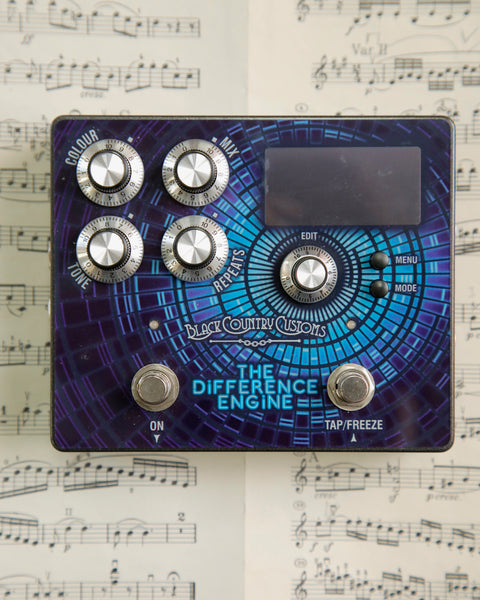 Black Country Customs The Difference Engine Delay Pedal Pre-Owned