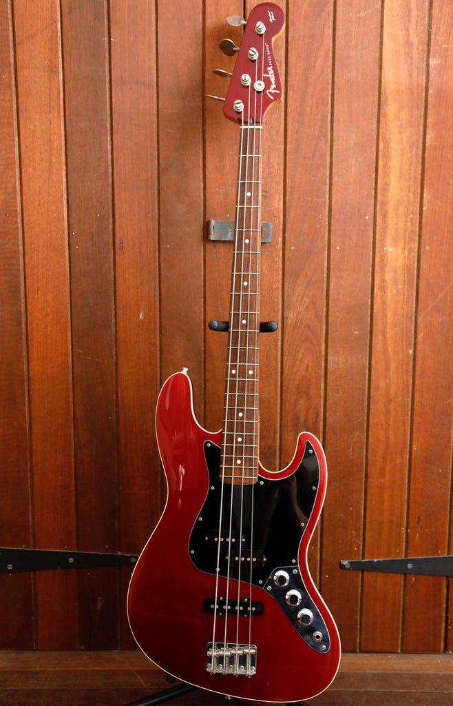 Fender Japan Aerodyne Jazz Bass Old Candy Apple Red 2005 Pre-Owned