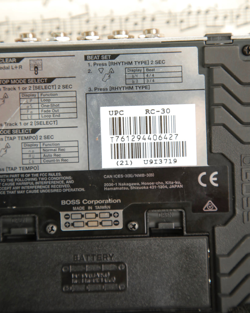 Boss RC-30 Loop Station Pedal Pre-Owned