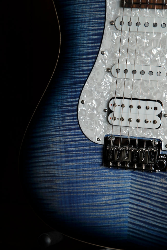 Suhr Standard Plus HSS Faded Whale Blue Burst Electric Guitar