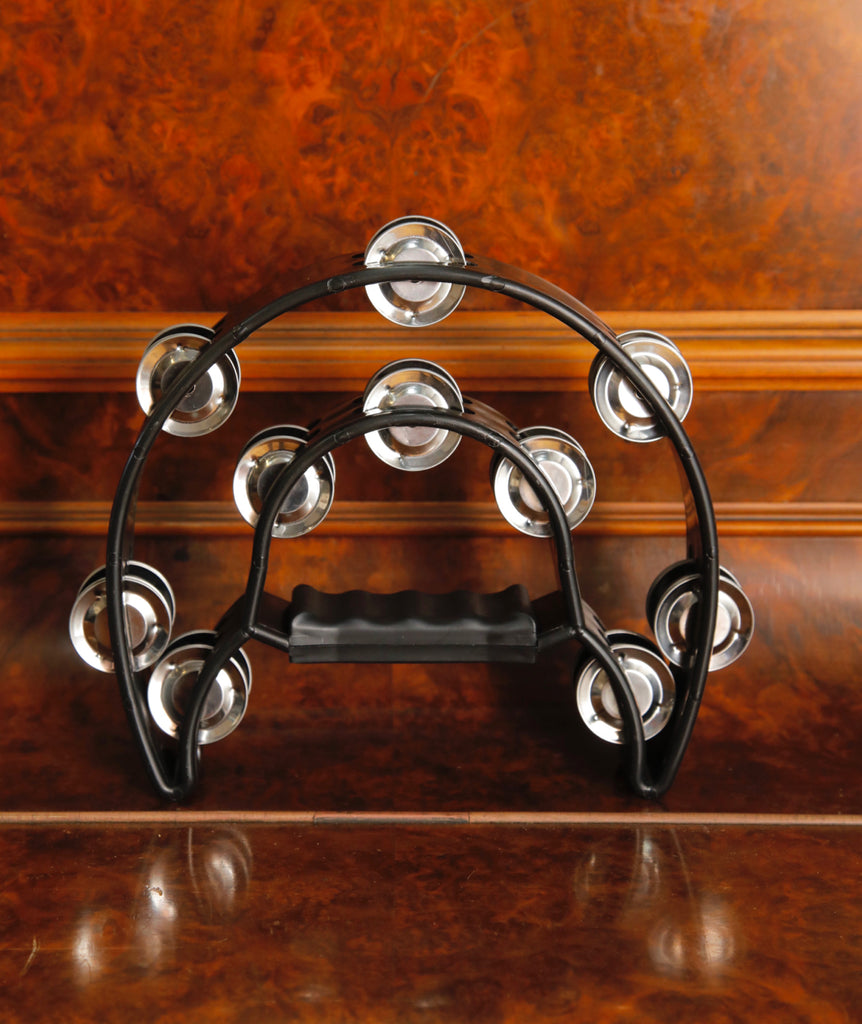 Mano Percussion TMP13B Half Moon Tambourine 9"