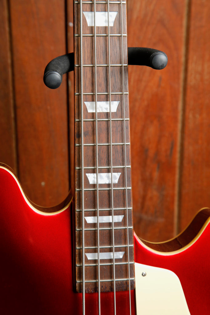 Epiphone Jack Casady Sparkling Burgundy Bass Guitar Pre-Owned