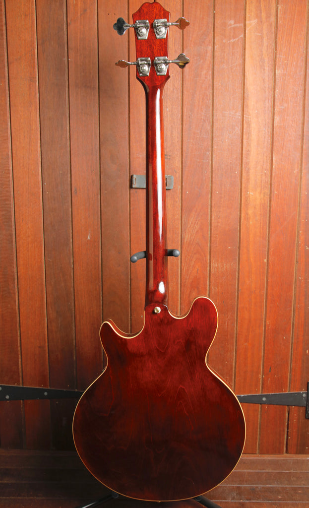 Epiphone Jack Casady Sparkling Burgundy Bass Guitar Pre-Owned