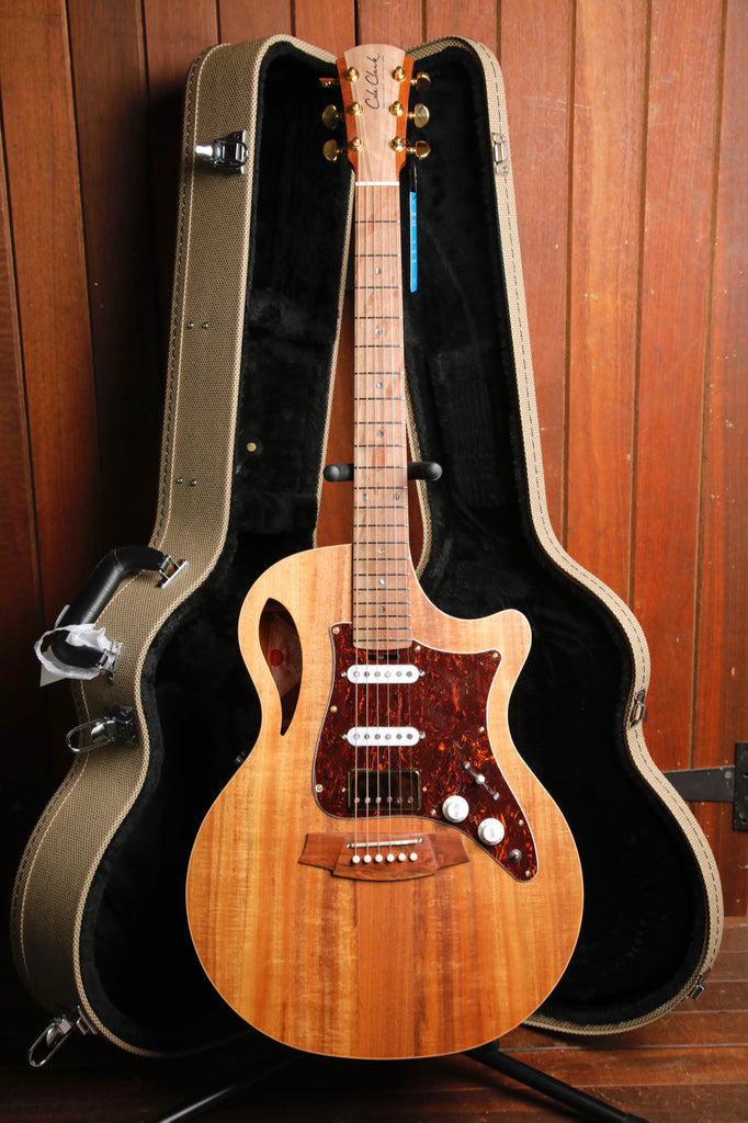 Cole Clark TL2EC-BLBL-HSS Blackwood/Blackwood Dual-Output Guitar