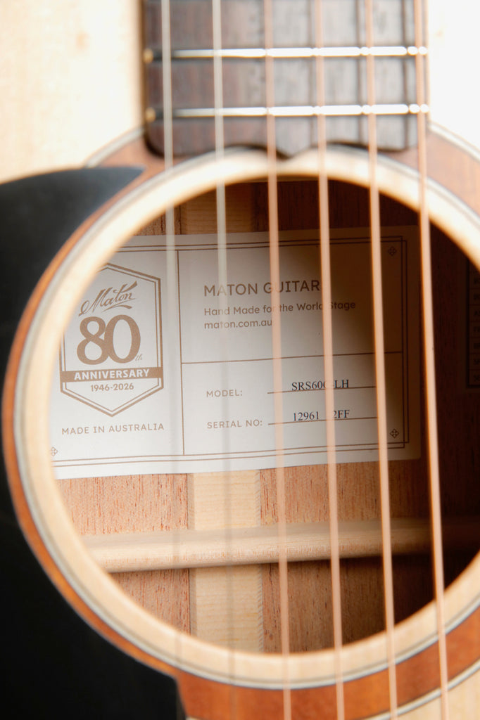 Maton SRS60C-LH Spruce Dreadnought Left Handed Acoustic-Electric Guitar