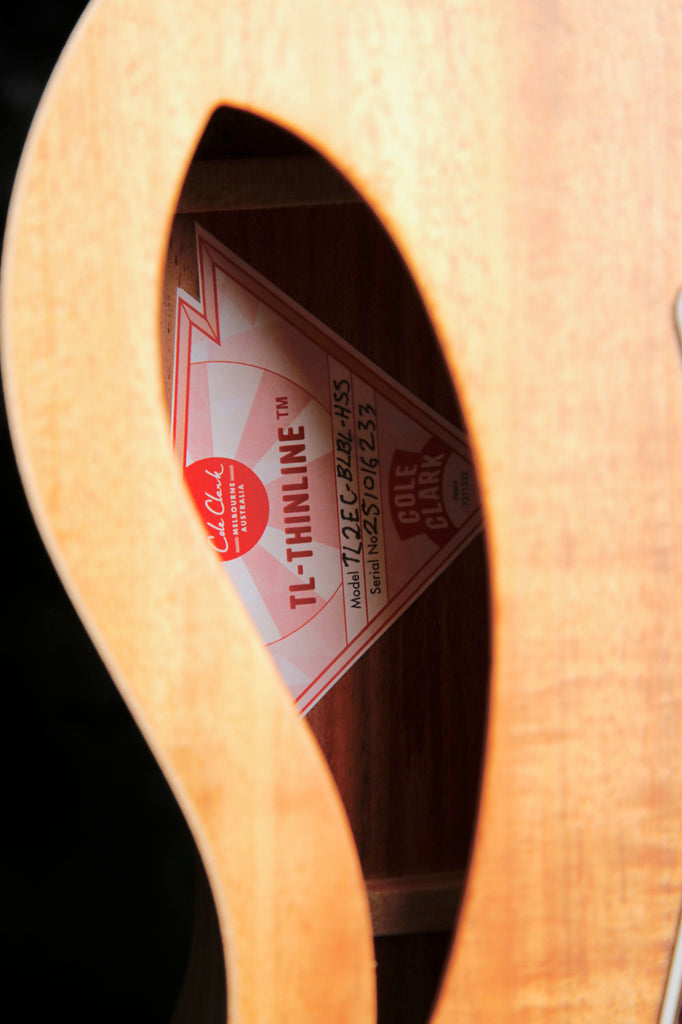 Cole Clark TL2EC-BLBL-HSS Blackwood/Blackwood Dual-Output Guitar