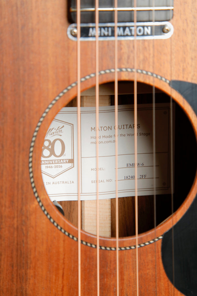 Maton EMBW-6 Blackwood Mini Electric Acoustic Guitar