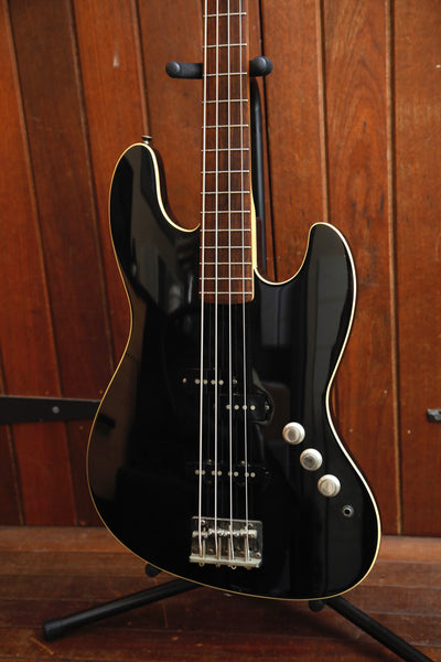 Fender Japan Aerodyne Jazz Bass Deluxe Black 1995 Pre-Owned