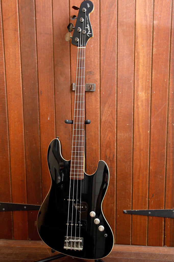 Fender Japan Aerodyne Jazz Bass Deluxe Black 1995 Pre-Owned