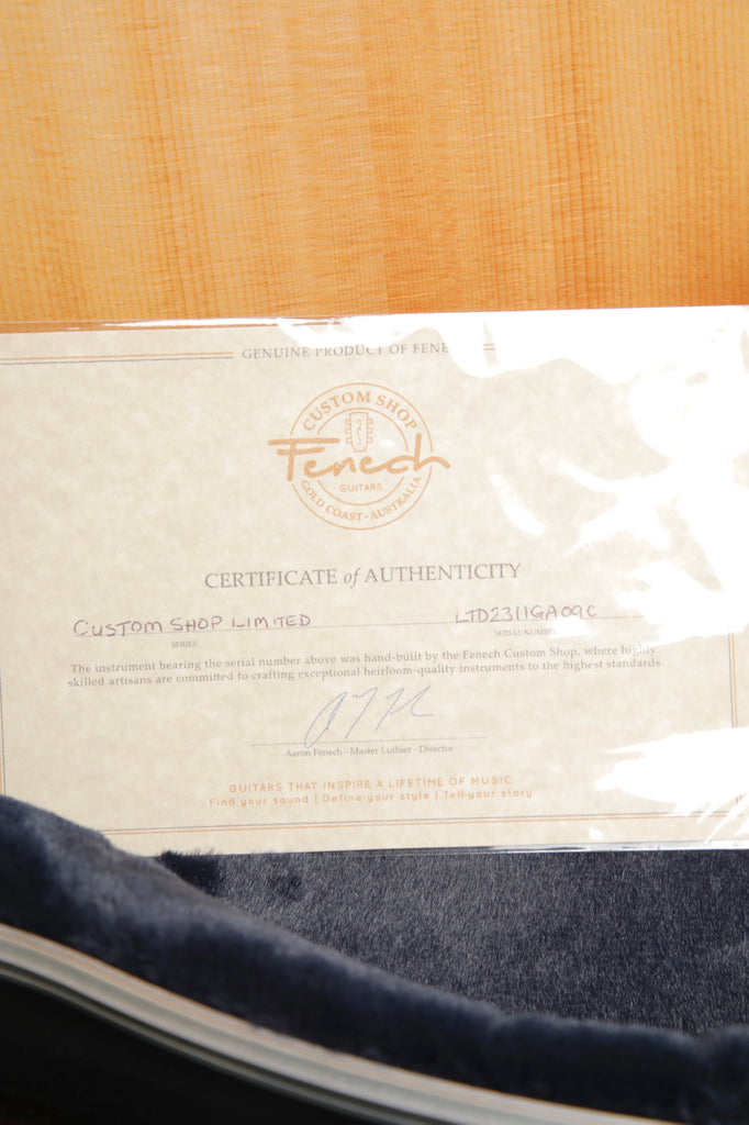 Fenech Custom Shop Limited Edition GA Spruce / Big Leaf Maple Acoustic-Electric Guitar Pre-Owned