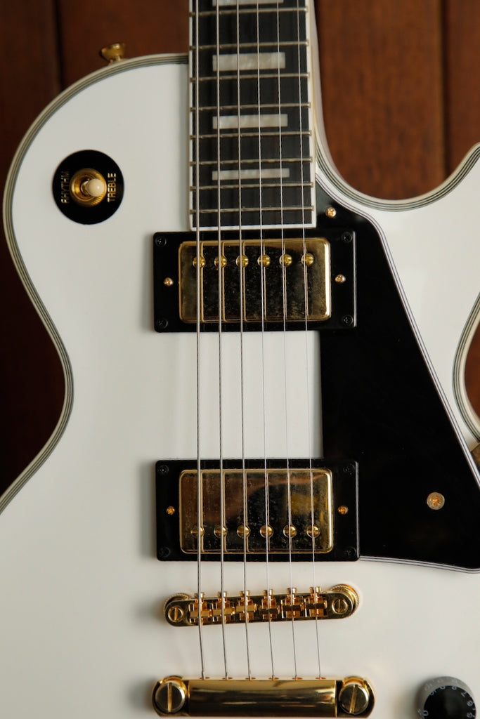 Epiphone Les Paul Custom Alpine White Guitar Pre-Owned