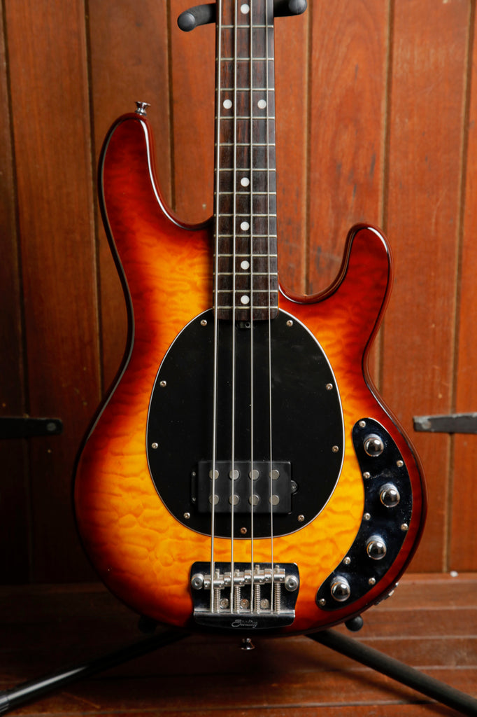Sterling By Music Man Ray34 Maple Top Sunburst Bass Guitar Pre-Owned