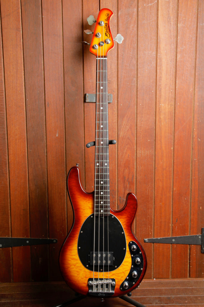 Sterling By Music Man Ray34 Maple Top Sunburst Bass Guitar Pre-Owned