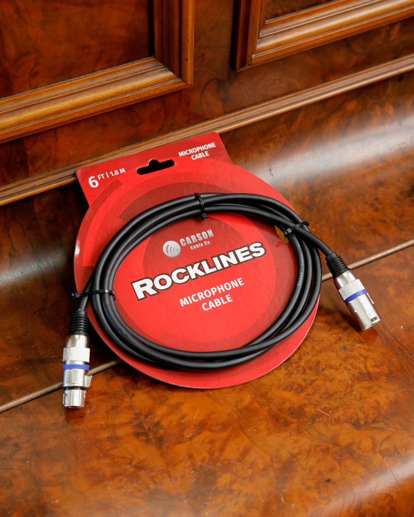 Carson 6ft XLR to XLR Microphone Cable