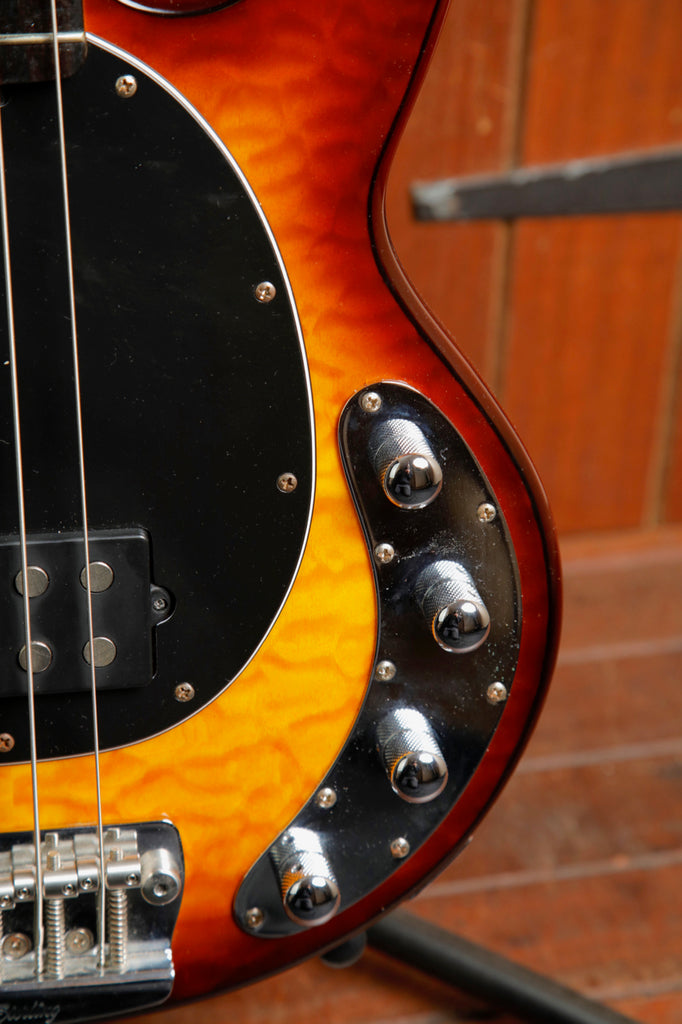 Sterling By Music Man Ray34 Maple Top Sunburst Bass Guitar Pre-Owned