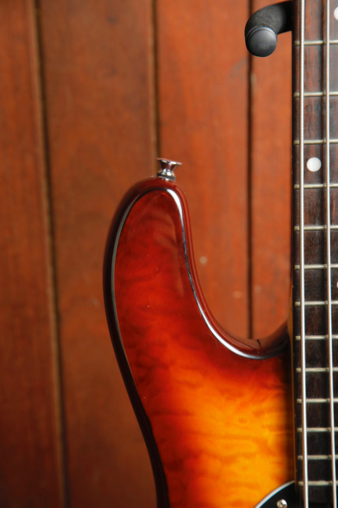 Sterling By Music Man Ray34 Maple Top Sunburst Bass Guitar Pre-Owned