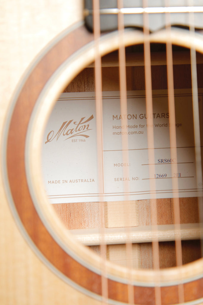 Maton SRS60C Dreadnought Cutaway Acoustic-Electric Guitar