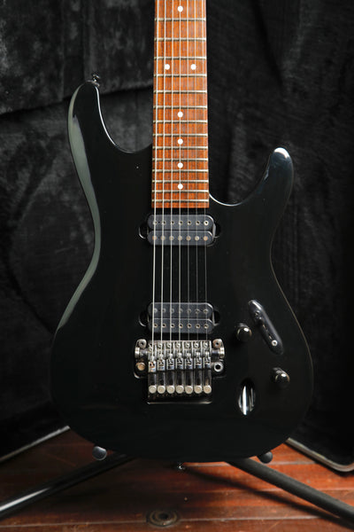 Ibanez S7320 S-Series Black Electric Guitar 2008 Pre-Owned