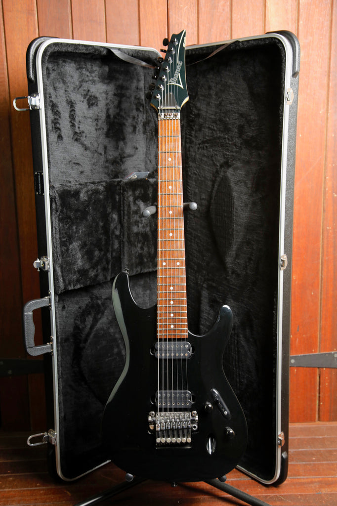 Ibanez S7320 S-Series Black Electric Guitar 2008 Pre-Owned