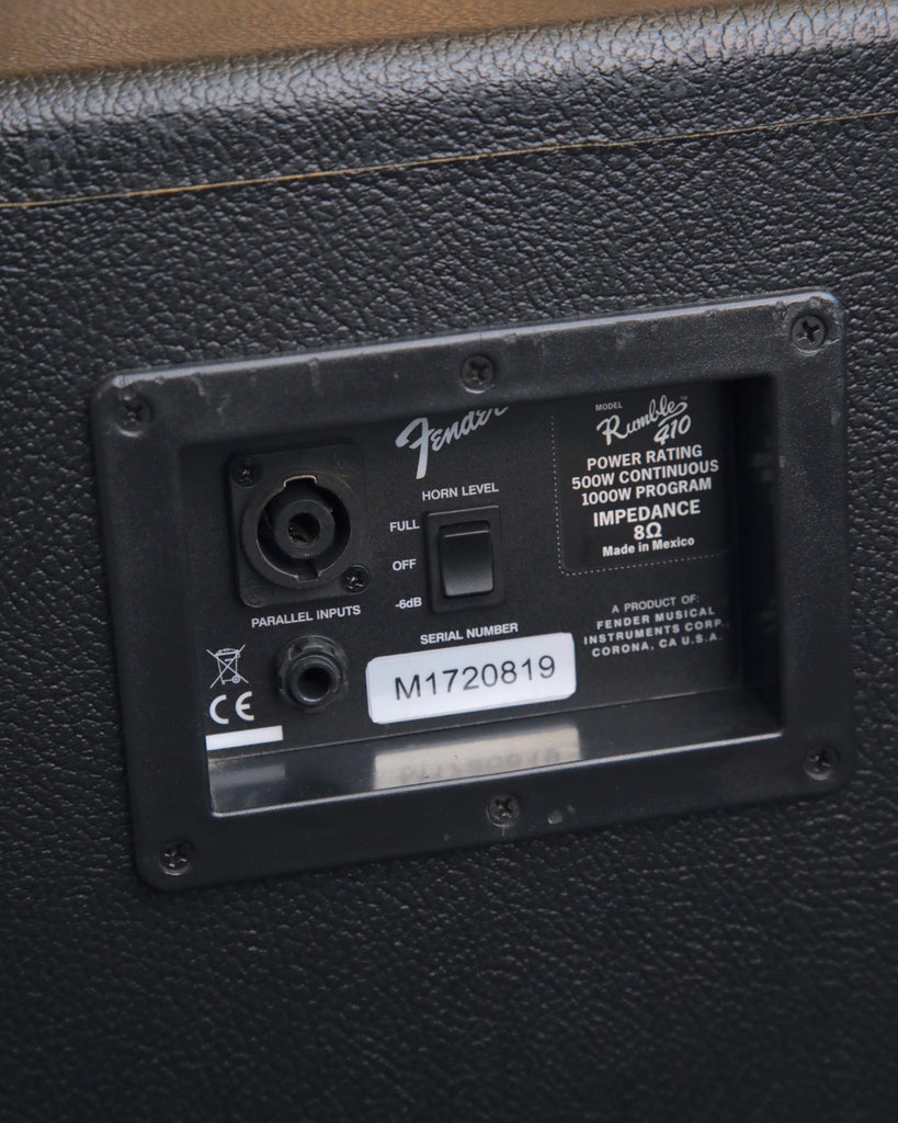 Fender Rumble 410 4x10" Bass Speaker Cabinet Pre-Owned