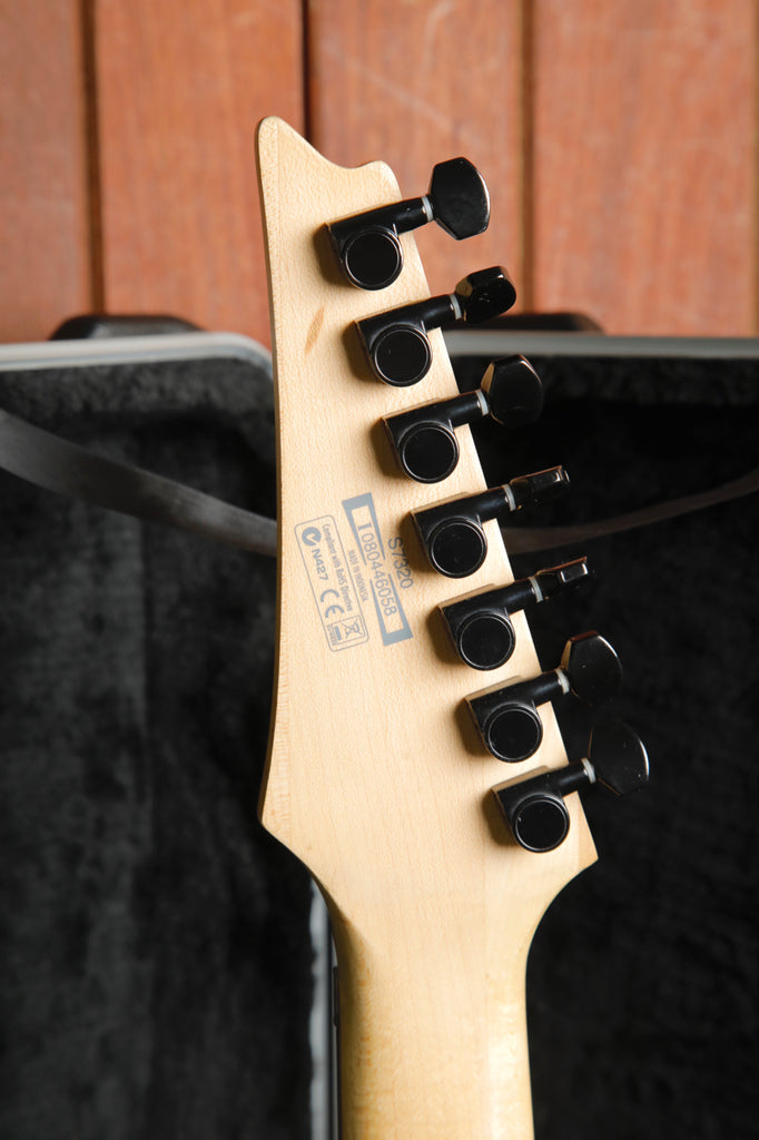 Ibanez S7320 S-Series Black Electric Guitar 2008 Pre-Owned
