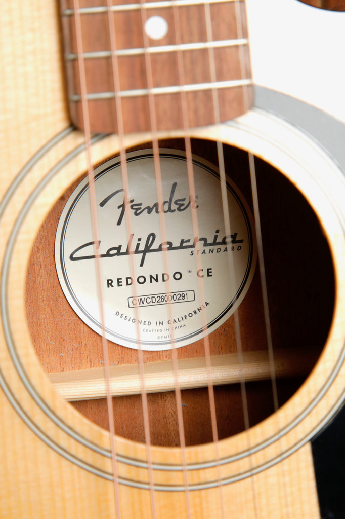 Fender California Standard Redondo CE Natural Acoustic-Electric Guitar
