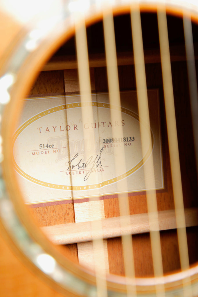 Taylor 514ce Grand Auditorium Acoustic Electric Guitar 2008 Pre-Owned