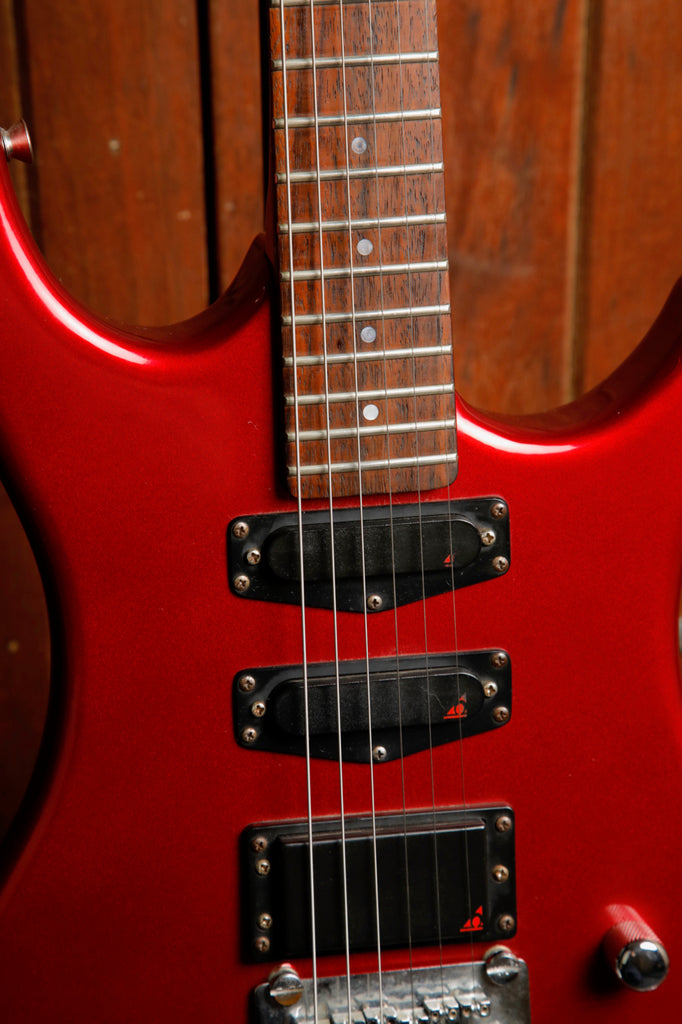 Vantage V-338T Steel Metallic Red HSS Electric Guitar MIJ 1986 Pre-Owned