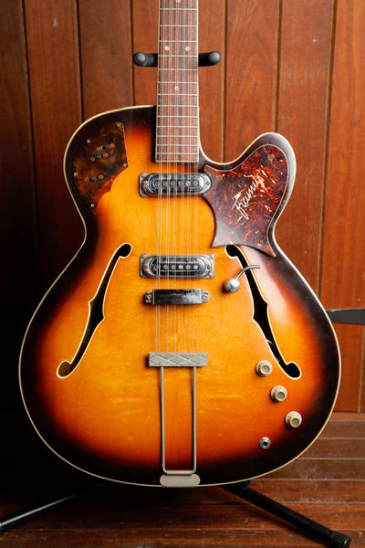 Framus 5/012 Sorento 12-String Hollowbody Electric Guitar 1960s Pre-Owned