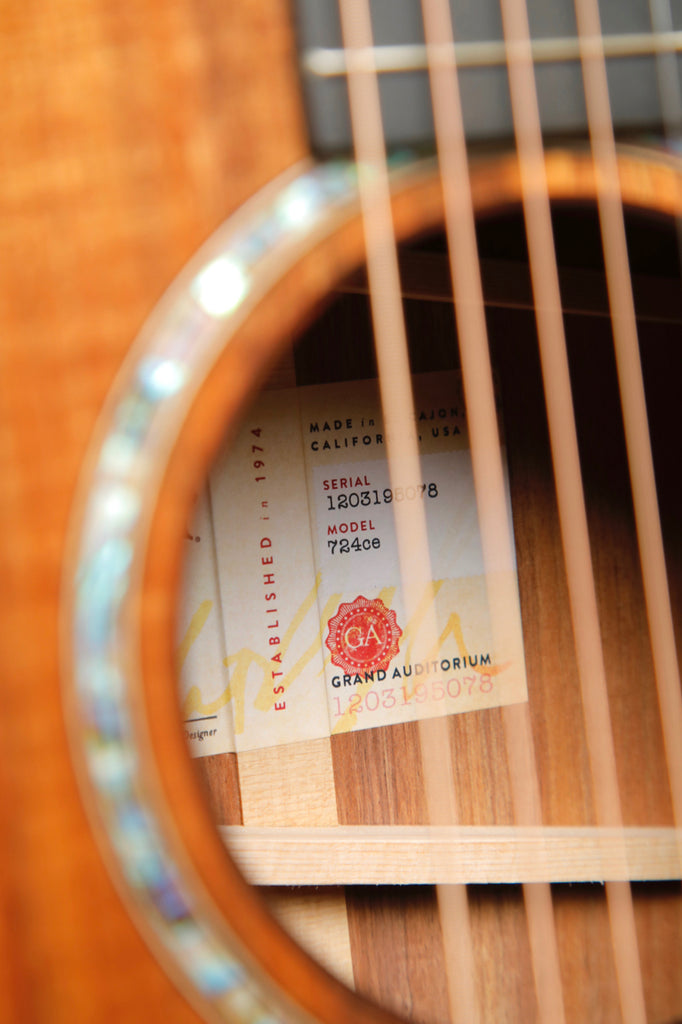Taylor 724ce Hawaiian KoaAcoustic-Electric Guitar