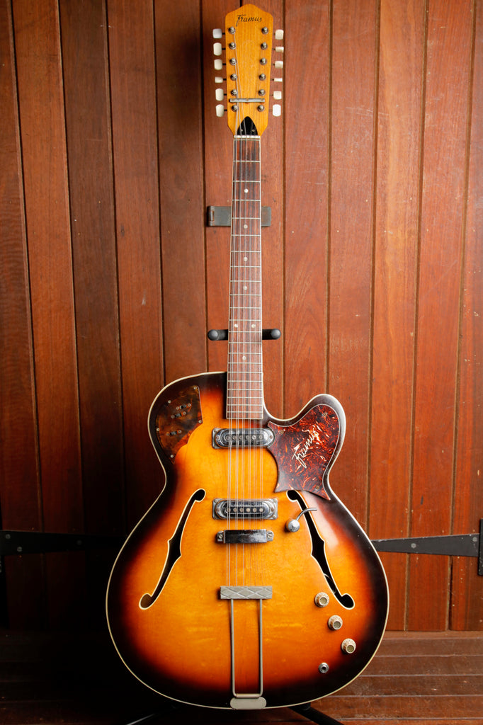 Framus 5/012 Sorento 12-String Hollowbody Electric Guitar 1960s Pre-Owned