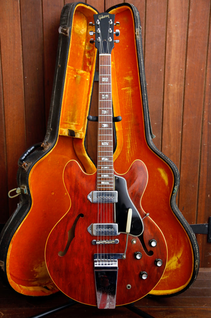 Gibson ES-330 TDC Cherry Hollowbody Electric Guitar Vintage 1966 Pre-Owned