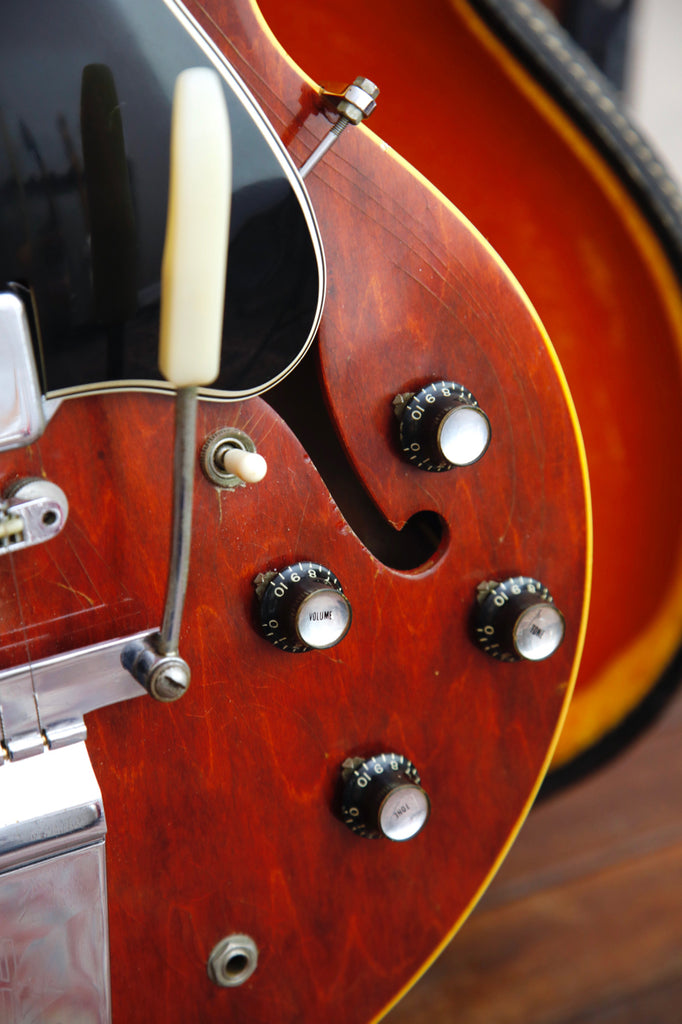 Gibson ES-330 TDC Cherry Hollowbody Electric Guitar Vintage 1966 Pre-Owned