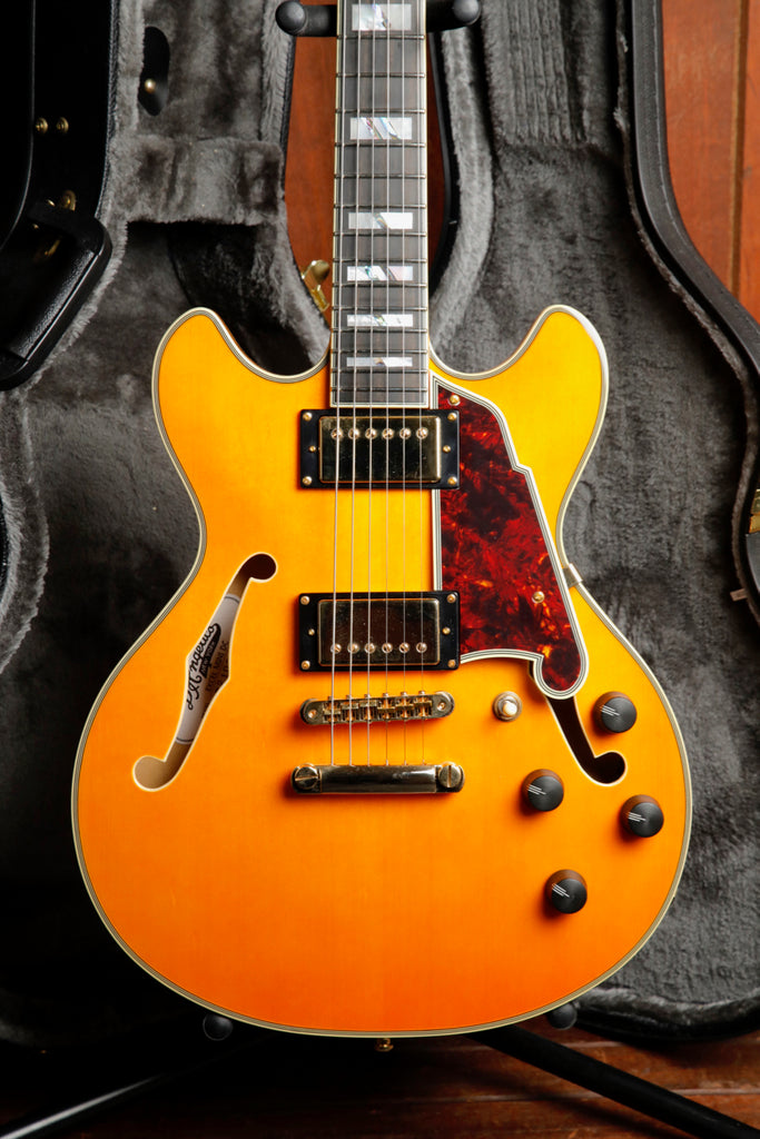 D'Angelico Excel Mini DC Vintage Natural Semi-Hollow Electric Guitar 2021 Pre-Owned