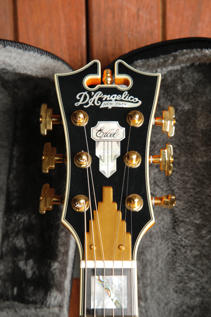 D'Angelico Excel Mini DC Vintage Natural Semi-Hollow Electric Guitar 2021 Pre-Owned