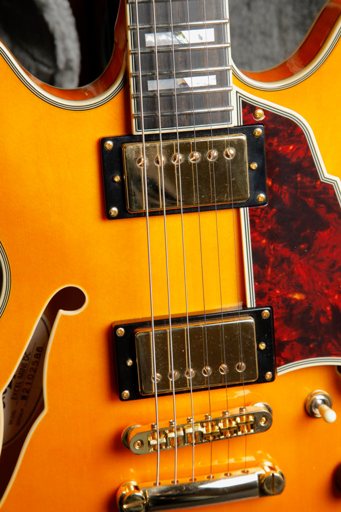 D'Angelico Excel Mini DC Vintage Natural Semi-Hollow Electric Guitar 2021 Pre-Owned