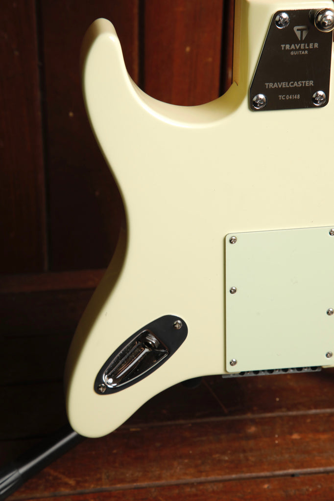 Traveler Guitar Travelcaster Deluxe Olympic White