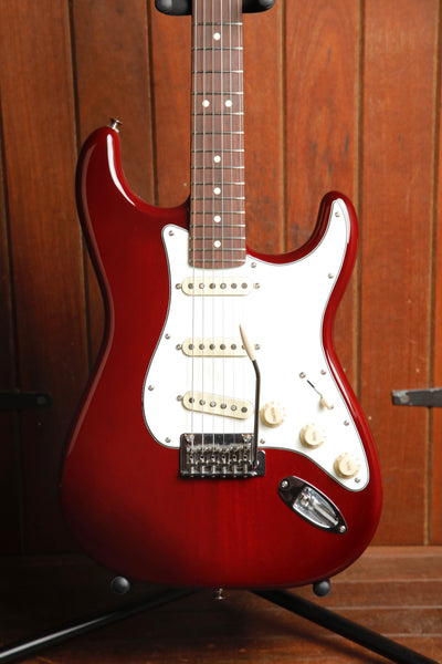 Fender Player II Stratocaster Transparent Cherry Burst Electric Guitar Pre-Owned