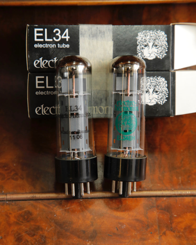 Electro-Harmonix EL34 Matched Valve Set NOS