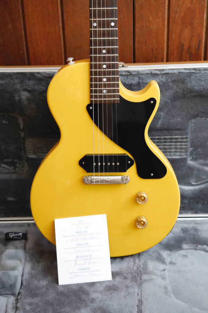 Gibson Les Paul Junior 100 Gloss Yellow Electric Guitar 2015 Pre-Owned